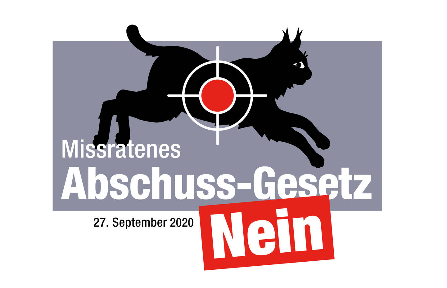 Logo Abschussgesetz NEIN